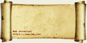 Danijela Hrnjak vizit kartica